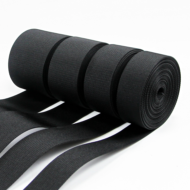 25/32/38/50mm Black Nylon Webbing