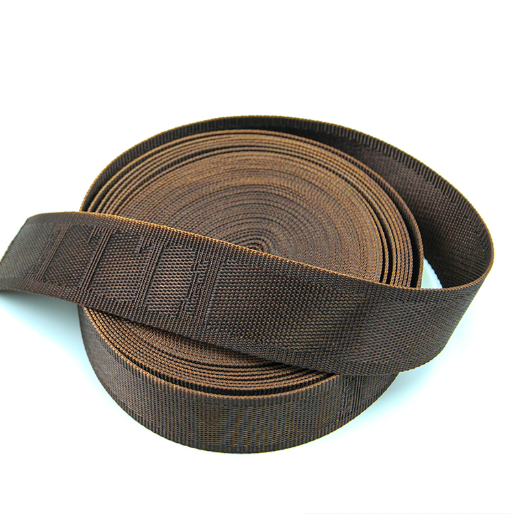 38mm Coffee Nylon Webbing