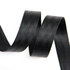 25mm Car Seat Black Nylon Webbing