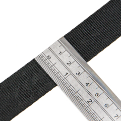 25mm Car Seat Black Nylon Webbing