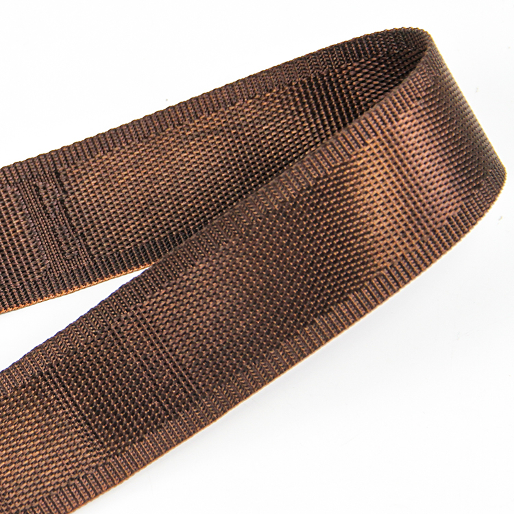 38mm Coffee Nylon Webbing