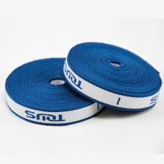 2cm再生涤纶提花织带 GRS环保再生织带 字母提字箱包服装肩带宠物带