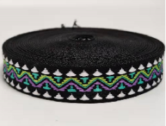 Ethic Style Polyester Jacquard Webbing