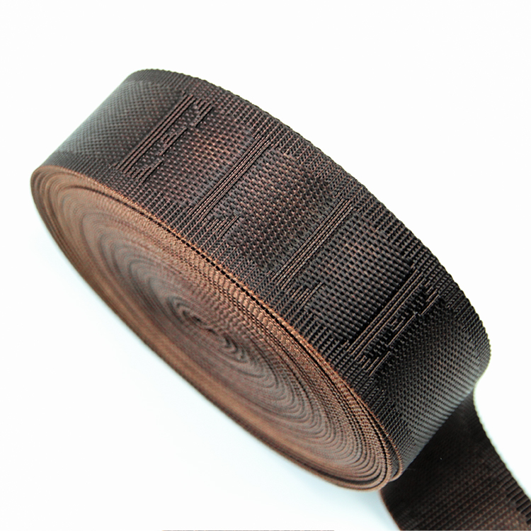 38mm Coffee Nylon Webbing