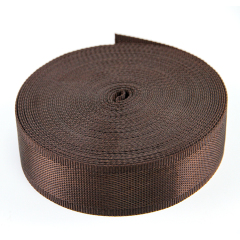 38mm Coffee Nylon Webbing