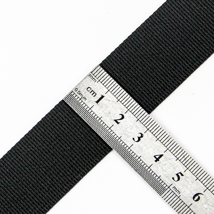 25/32/38/50mm Black Nylon Webbing