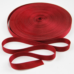 Red Nylon Solid Webbing