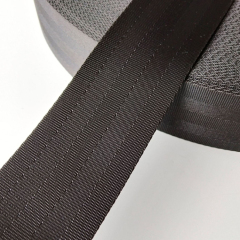 黑色密纹安全带2.5cm-5cm 箱包书包背带座椅安全带 儿童椅卡扣带