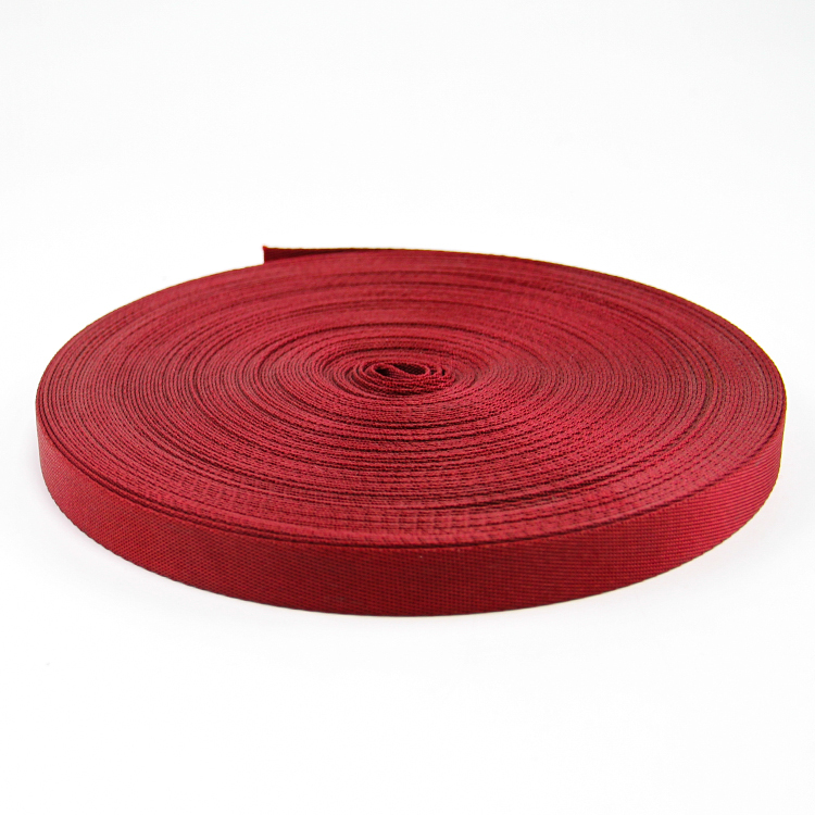 Red Nylon Solid Webbing