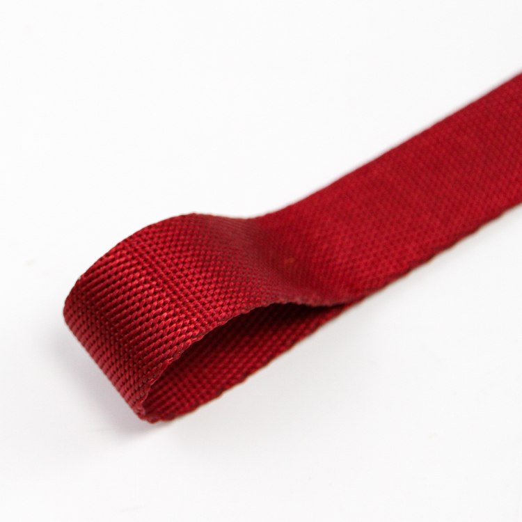 Red Nylon Solid Webbing