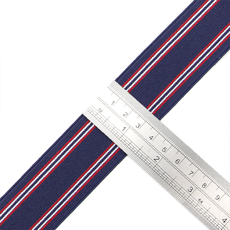 3.5CM涤纶间色松紧带 内衣裤腰带弹力橡筋带 运动服装松紧眼罩带