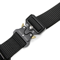 眼镜蛇扣战术腰带 仿尼龙加V扣腰带3.8男士军迷多功能户外作战腰带