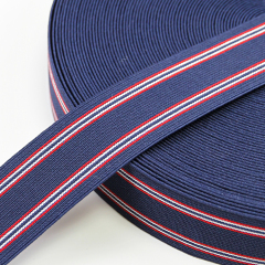 3.5CM涤纶间色松紧带 内衣裤腰带弹力橡筋带 运动服装松紧眼罩带