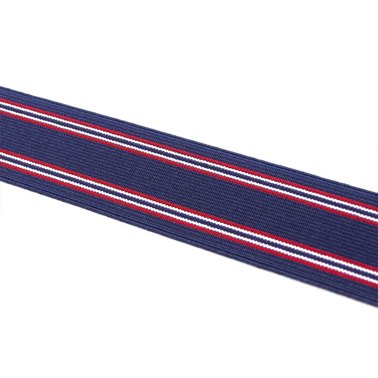 3.5CM涤纶间色松紧带 内衣裤腰带弹力橡筋带 运动服装松紧眼罩带