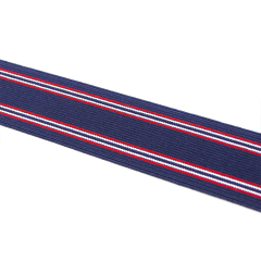 3.5CM涤纶间色松紧带 内衣裤腰带弹力橡筋带 运动服装松紧眼罩带