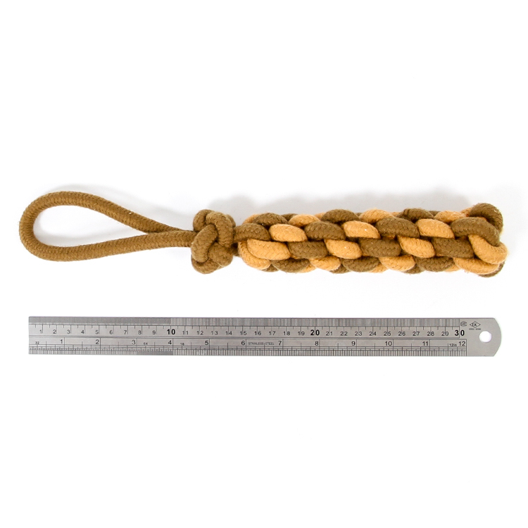 宠物玩具耐咬磨牙棉棒 互动狗咀嚼啃咬玩具糖果色编织棉结绳套装