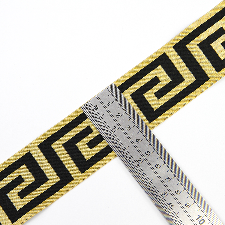 厂家3cm5cm光丝提花松紧带 Logo字母弹力橡筋带 内衣内裤松紧腰带