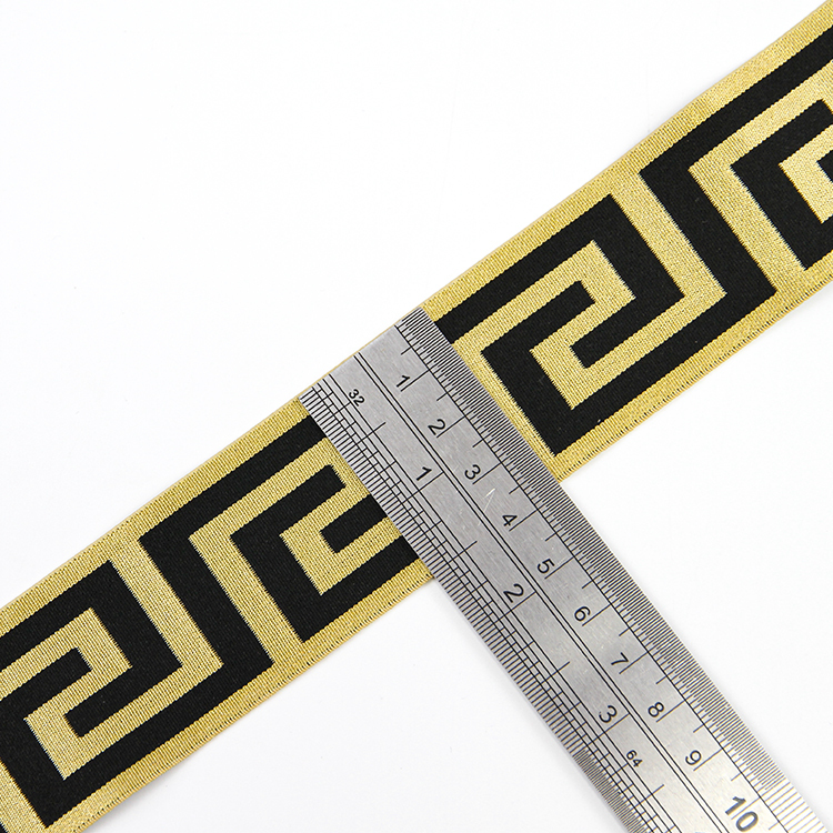 厂家3cm5cm光丝提花松紧带 Logo字母弹力橡筋带 内衣内裤松紧腰带