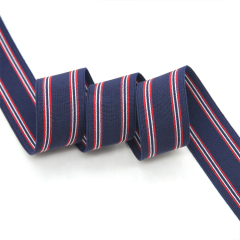 3.5CM涤纶间色松紧带 内衣裤腰带弹力橡筋带 运动服装松紧眼罩带