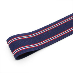 3.5CM涤纶间色松紧带 内衣裤腰带弹力橡筋带 运动服装松紧眼罩带