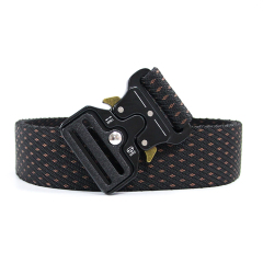 眼镜蛇扣战术腰带 仿尼龙跳点腰带3.8cm 男士军迷多功能户外作战腰带