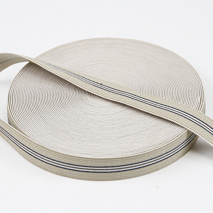 厂家批发2.5cm尼龙间色松紧带 婴儿裤橡筋带 内衣弹力松紧带辅料