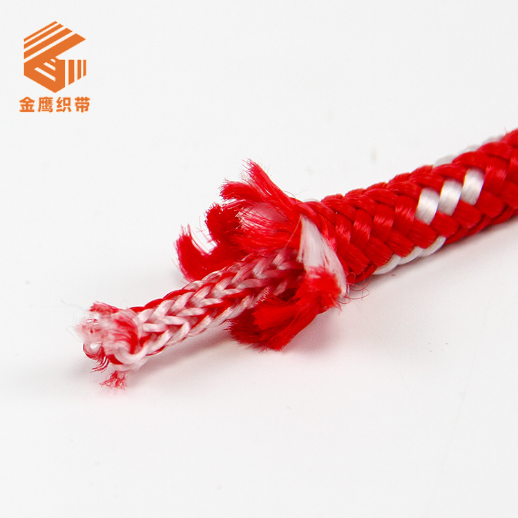 PP绳丙纶包芯绳 户外登山绳帐篷捆绑绳 彩色编织手提绳鞋带圆绳