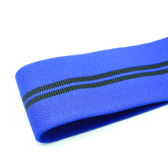 7.5CM加厚涤纶间色松紧带 瑜伽阻力带腰带 健身拉力带深蹲翘臀圈