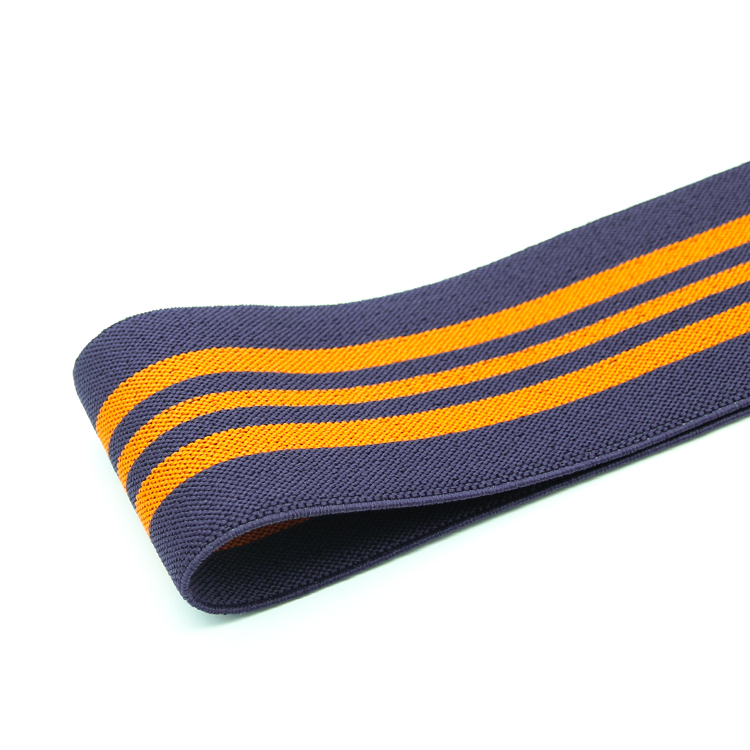 高弹涤纶松紧带 运动内衣松紧带运动护具助力带 60mm间色松紧带