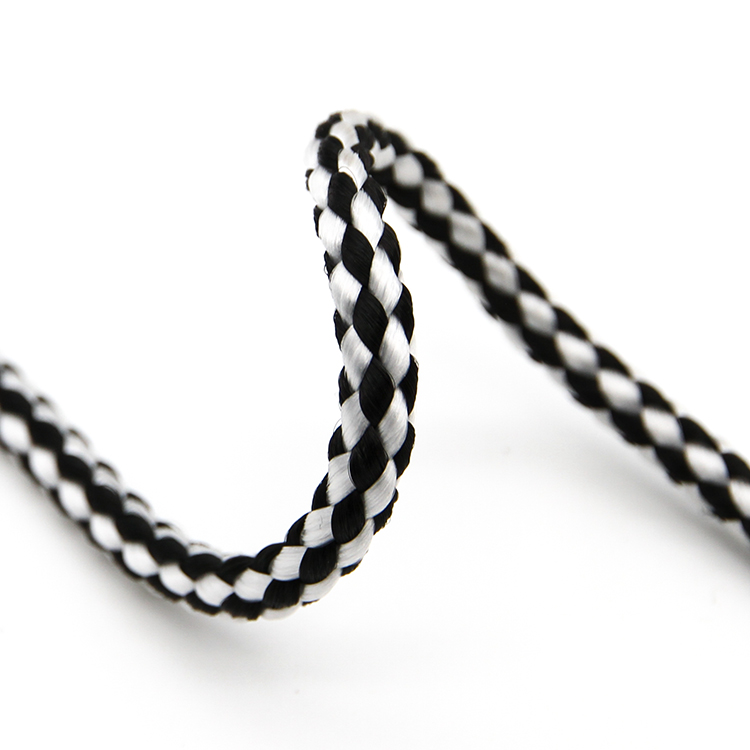黑白彩色包芯绳4.5mm帐篷风绳卫衣帽绳裤腰裤头抽绳 PP丙纶箱包绳