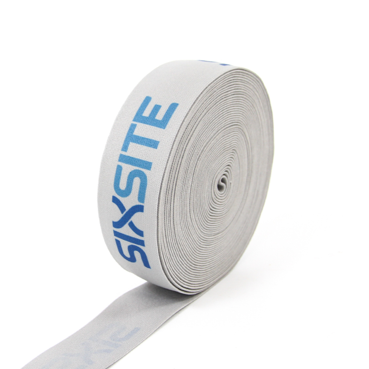 3.8cm印花尼龙字母松紧带 内衣弹力橡筋带 头灯带眼罩带松紧带