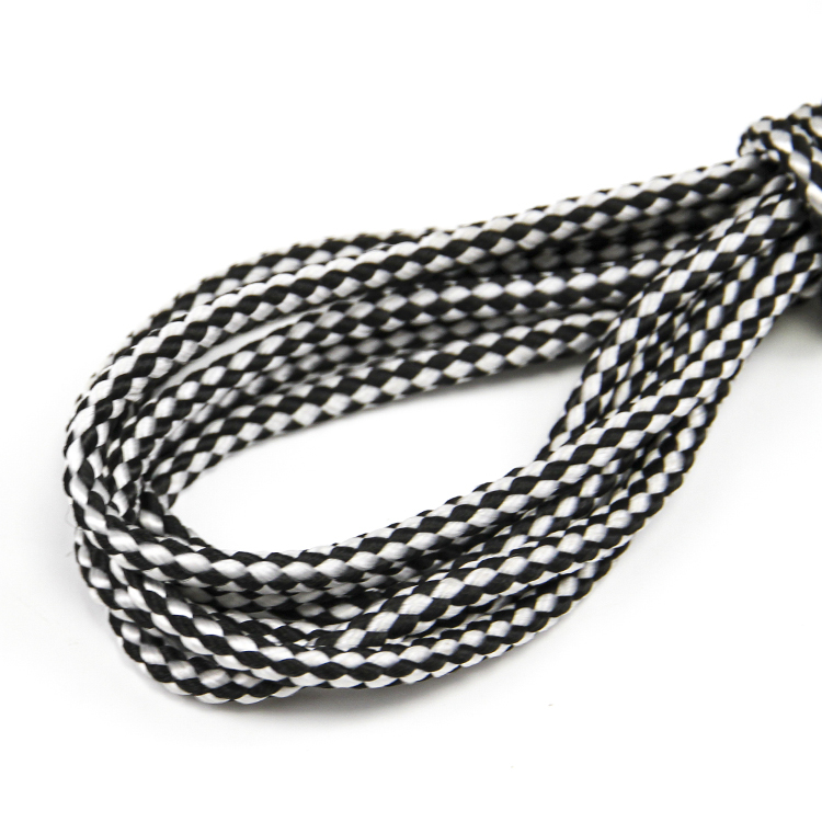 黑白彩色包芯绳4.5mm帐篷风绳卫衣帽绳裤腰裤头抽绳 PP丙纶箱包绳