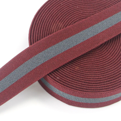 3.5CM加厚涤纶间色松紧带 运动裤橡筋带弹力腰带 健身器材阻力带