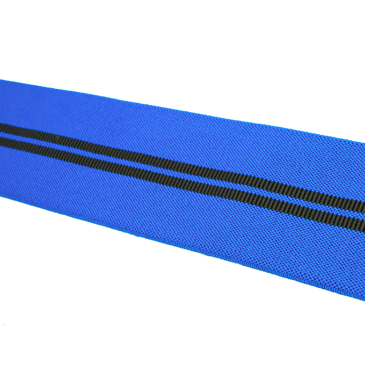 7.5CM加厚涤纶间色松紧带 瑜伽阻力带腰带 健身拉力带深蹲翘臀圈