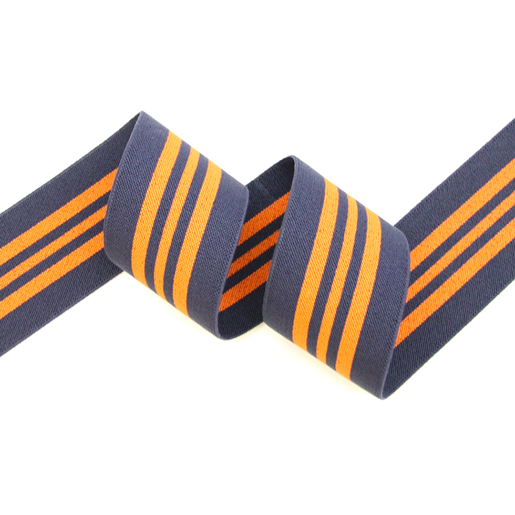 高弹涤纶松紧带 运动内衣松紧带运动护具助力带 60mm间色松紧带