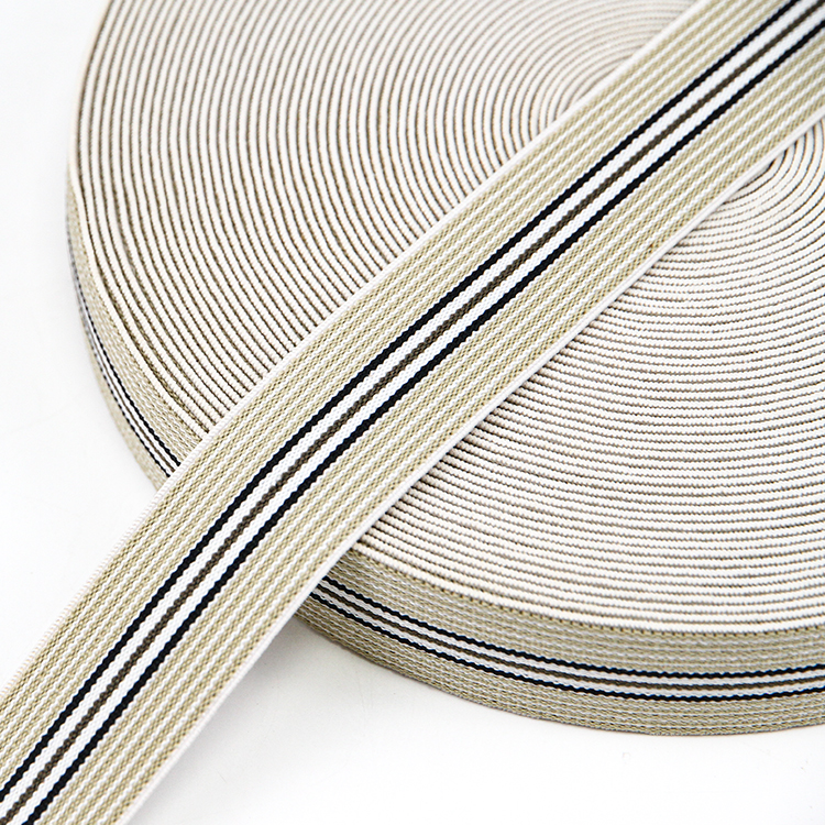 厂家批发2.5cm尼龙间色松紧带 婴儿裤橡筋带 内衣弹力松紧带辅料