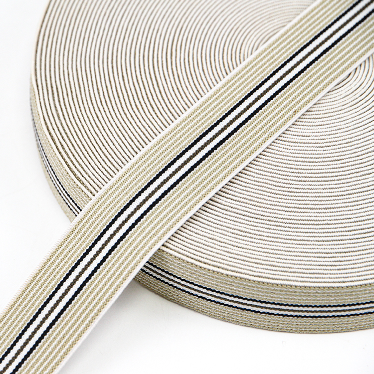 厂家批发2.5cm尼龙间色松紧带 婴儿裤橡筋带 内衣弹力松紧带辅料