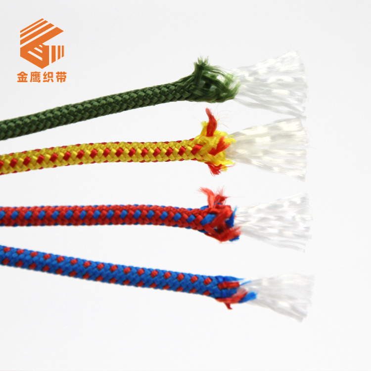 4mm high-strength polyester rope outdoor expansion climbing aid rope binding rope colorful high-altitude operation rescue rope