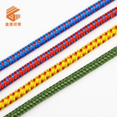 4mm high-strength polyester rope outdoor expansion climbing aid rope binding rope colorful high-altitude operation rescue rope
