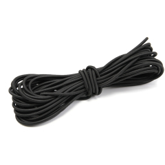 Manufacturer 4mm-6mm black round latex elastic rope rubber band trampoline rope sports tension rope round elastic rope