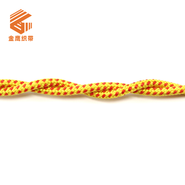 4mm high-strength polyester rope outdoor expansion climbing aid rope binding rope colorful high-altitude operation rescue rope