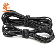Factory direct sales 6mm-10mm black and white round latex elastic rope rubber band trampoline rope sports tension rope elastic rope