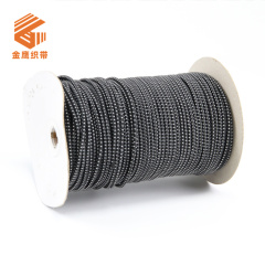 Manufacturer black jump point elastic rope 3mm latex round elastic rope clothing shoes cap accessories high elastic elastic rope