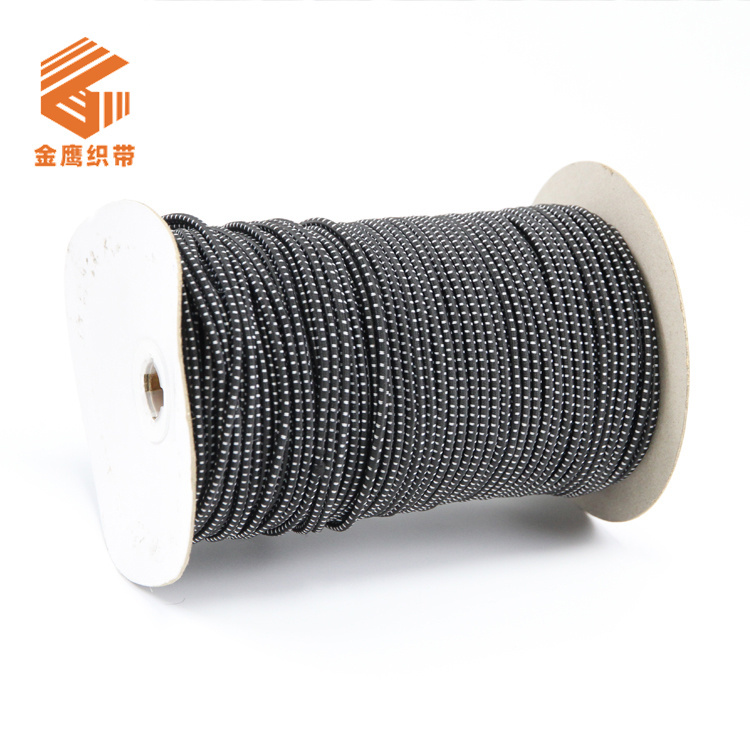 Manufacturer black jump point elastic rope 3mm latex round elastic rope clothing shoes cap accessories high elastic elastic rope