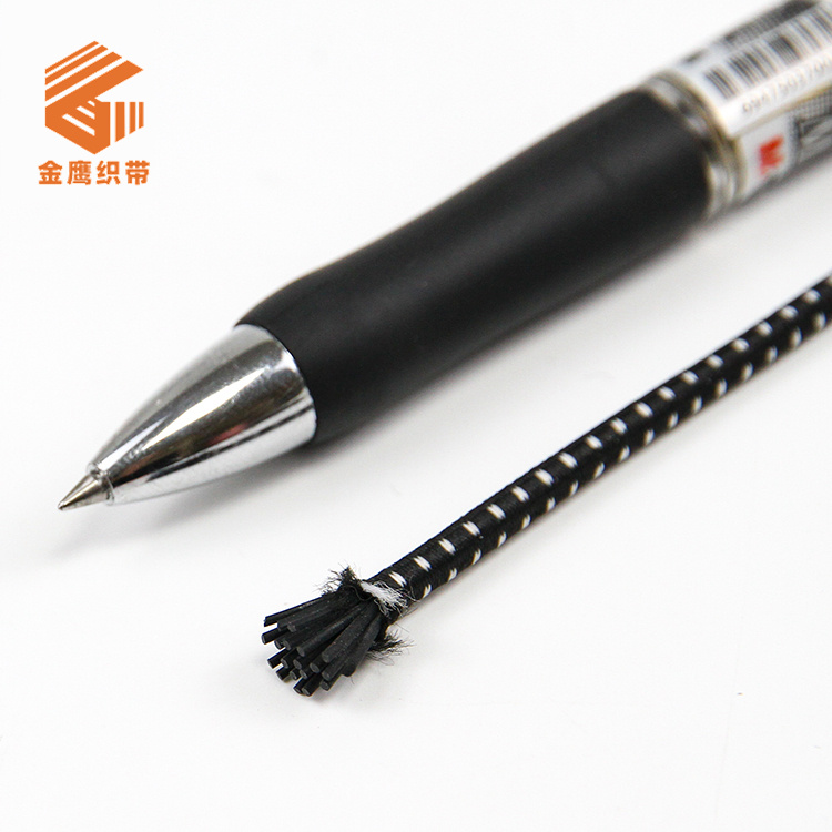 Manufacturer black jump point elastic rope 3mm latex round elastic rope clothing shoes cap accessories high elastic elastic rope
