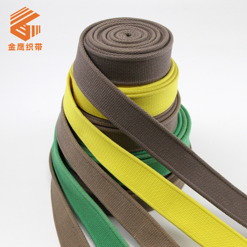 Beaded multi-color polyester cotton fabric belt with thickened waistband, canvas bag, backpack, luggage, polyester cotton fabric belt accessories