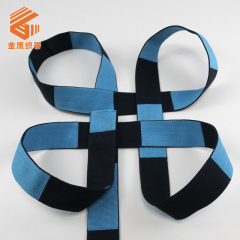 Polyester double-layer hollow imitation cotton thickened multi-color ribbon