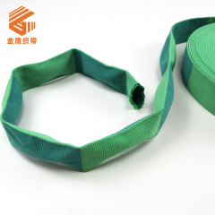 Polyester double-layer hollow imitation cotton thickened multi-color ribbon