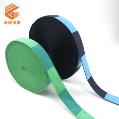Polyester double-layer hollow imitation cotton thickened multi-color ribbon