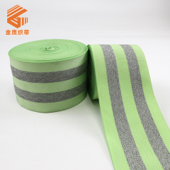 Polyester reflective webbing clothing accessories Pet traction luminous shoulder strap